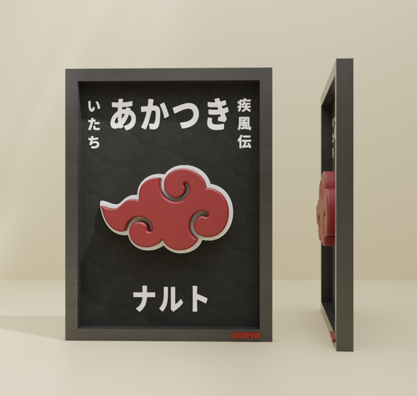 Tableau Naruto - Akatsuki - Maison Muryo