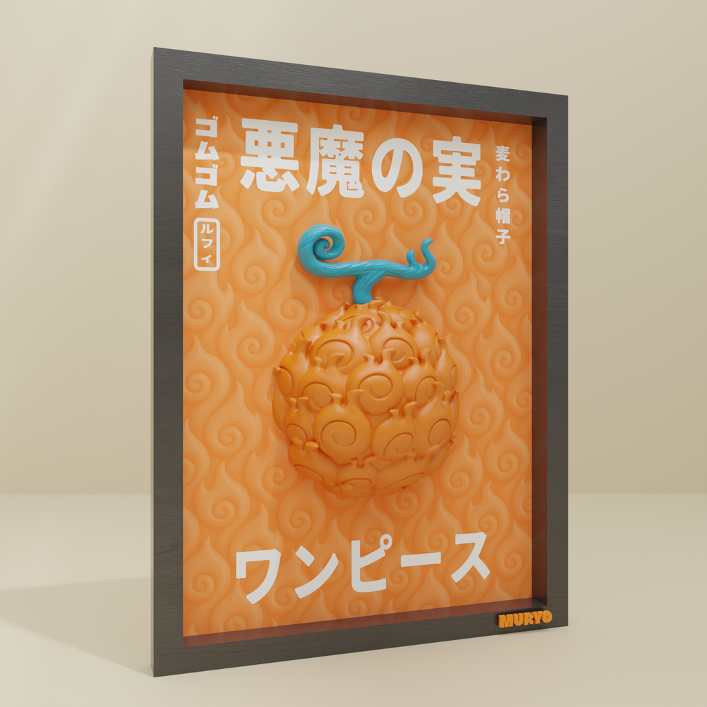 Tableau One Piece - Mera Mera No Mi - Maison Muryo